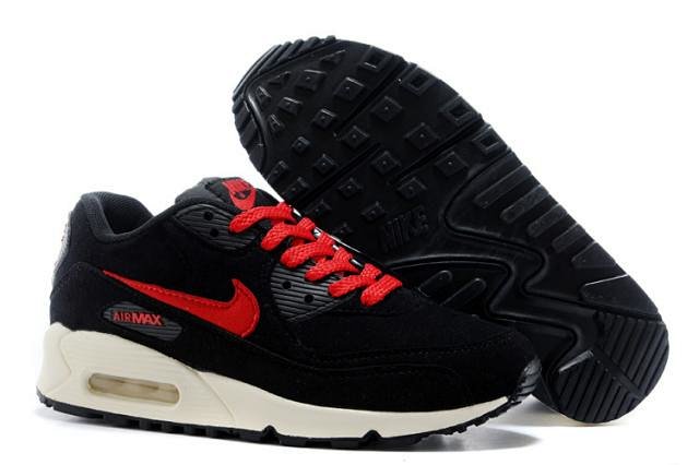 香港代購 nike air max 90 黑紅配色情侶款跑步鞋 36-44碼 專櫃正品