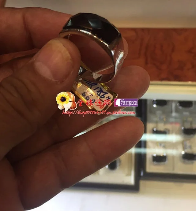 马来西亚天宝珠宝锡米胆辟邪戒指带证书