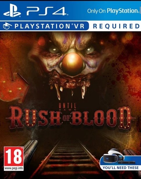 ps4vr vr游戏 直到黎明 血戮 英文 现货 此款是psvr专用游戏 ,需具备