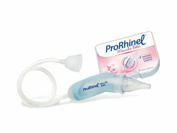 Prorhinel 宝宝专用防逆流曲柄吸鼻器 法国妈妈人手一个 吸鼻涕神器 小北鼻是不会擤鼻涕的 当鼻子塞 了也不会用嘴呼吸 所以当感冒时 鼻涕出不来知道他们有多难受吗 我妈说我小时候感冒了 有鼻屎
