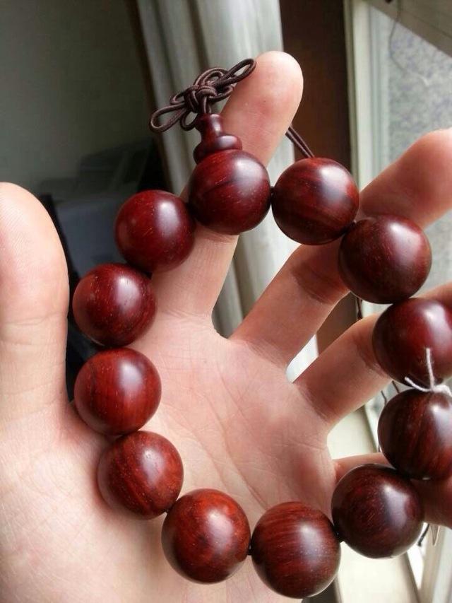 缅甸小叶紫檀佛珠