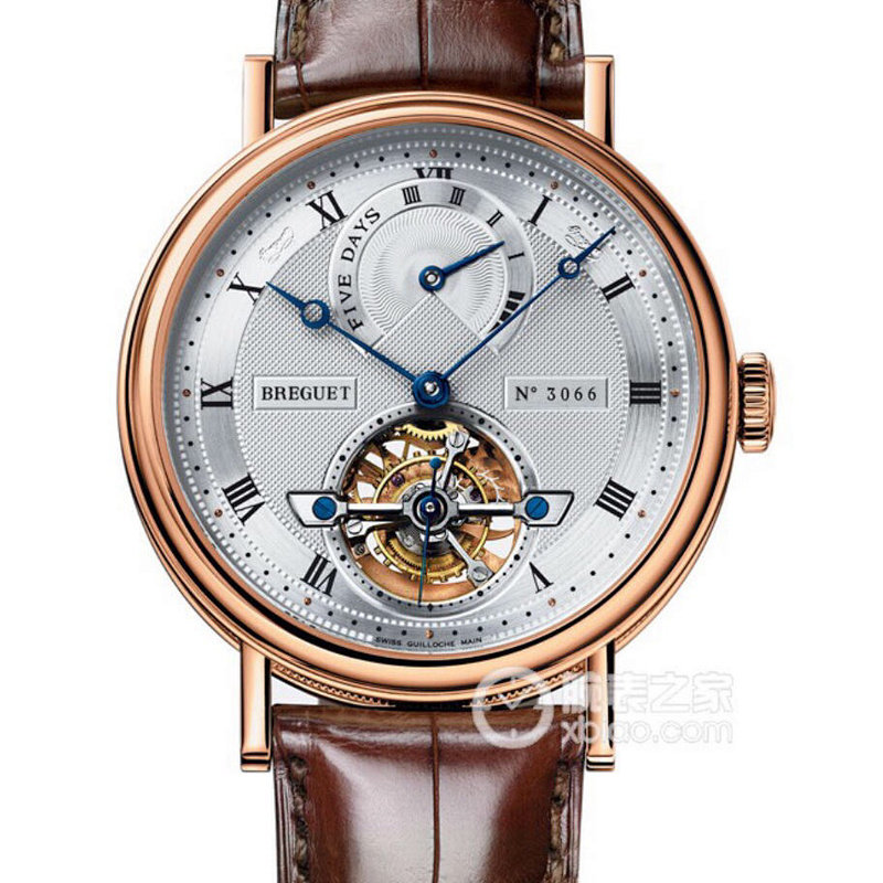 TF Automatic Tourbillon Series, the best tourbillon bar none, 5255 automatic self-winding mechanical coaxial tourbillon! Exhibition caseback, Material: rose gold-plated stainless steel, diameter 42.5mm