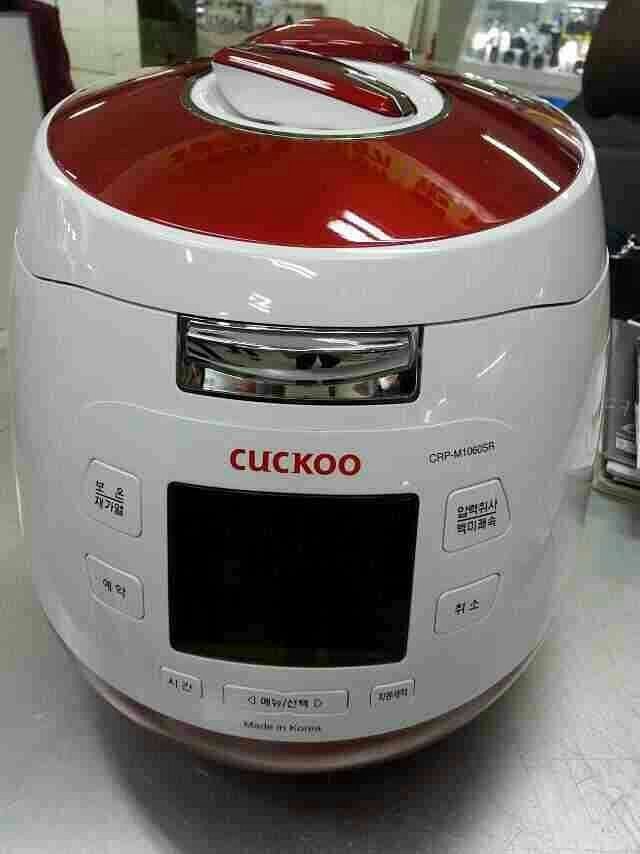 韩国站麦饭石 cuckoo电饭锅韩国正品 ,福库 1060型号, 韩国代理店里的