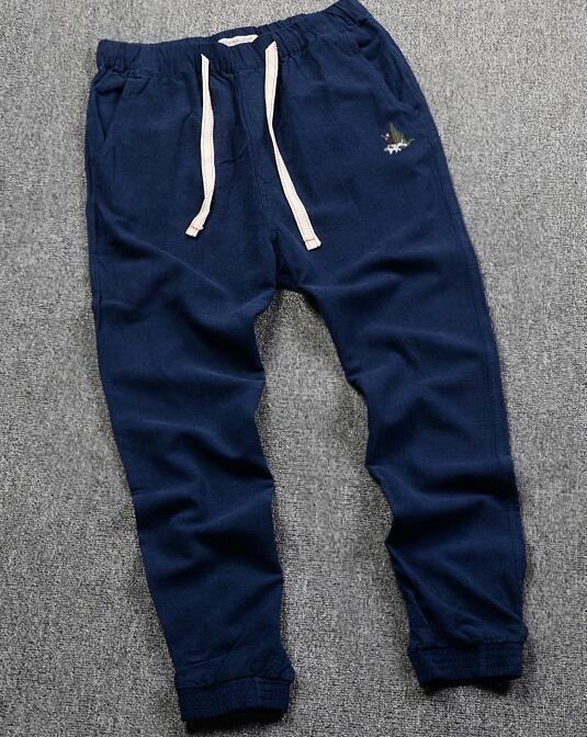 舒适透气棉麻缩口裤,小脚休闲(⊙o⊙)哦!m-xl 特价165