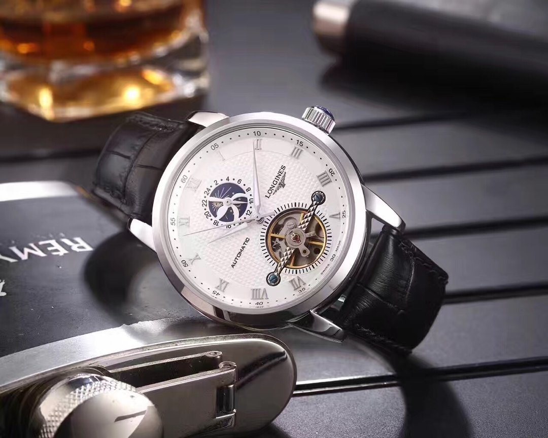 浪琴-longines 巅峰巨作 隆重登场 精品男士飞轮机械腕表 亚洲进口全