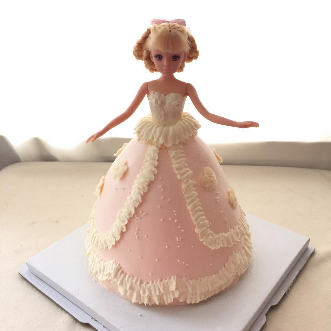 芭比娃娃蛋糕8寸