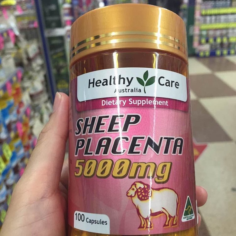 澳洲代购 healthy care 羊胎素胶囊 美容除皱 100粒