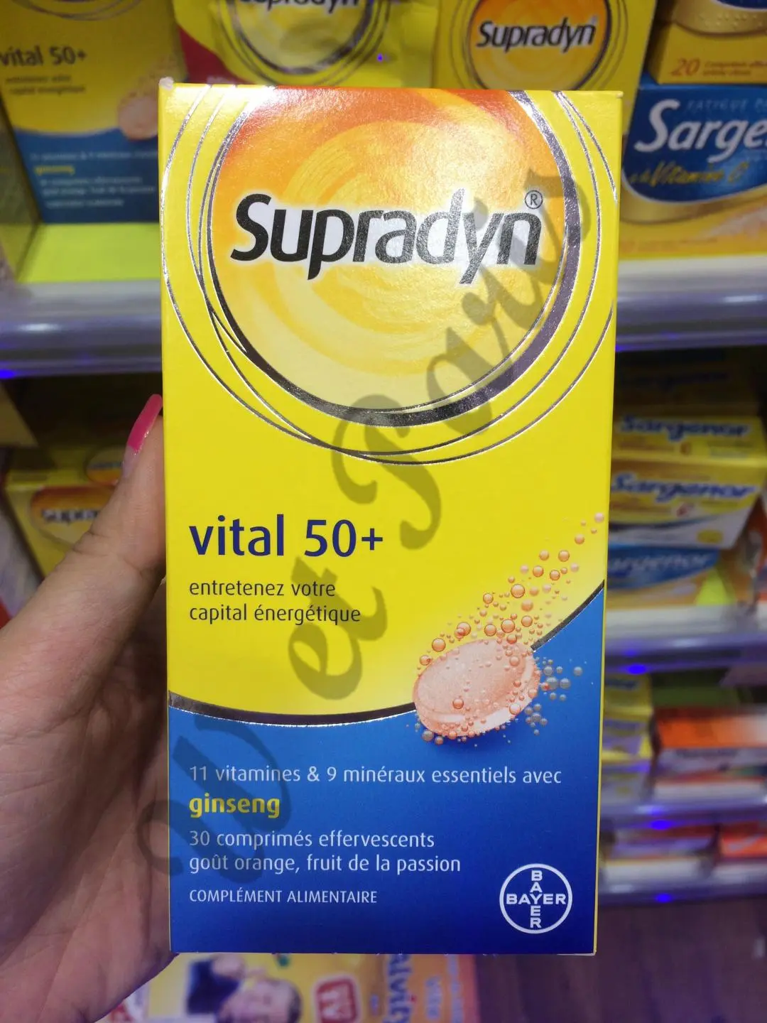 法国Supradyn拜耳Vital 50+系列11种维他命/维生素+9种微量矿物元素+