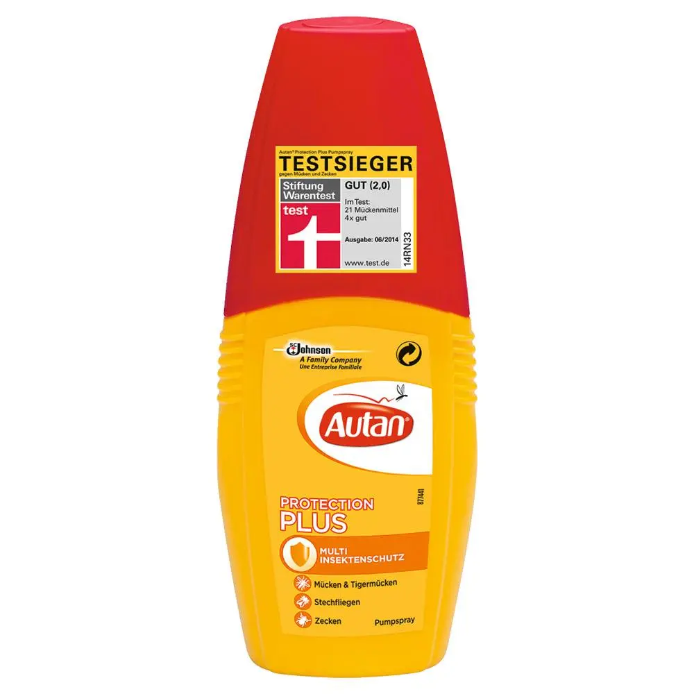 German Direct Mail Autan Protection Plus Mosquito Repellent and Tick Prevention Spray 8 Hours Long-lasting 2 Years Old Autan is a German professional mosquito repellent brand, Germany produced dozens of various types