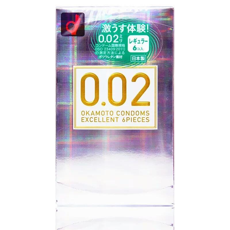 冈本002 避孕套6个装