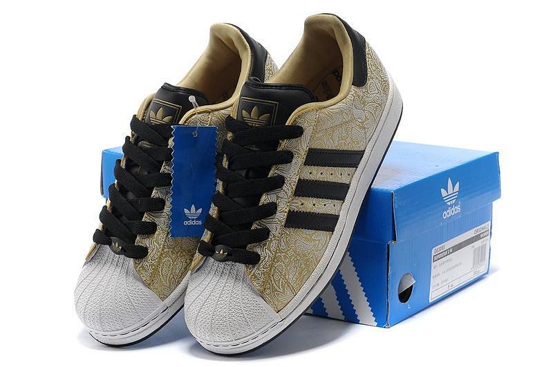 正品阿迪达斯板鞋三叶草男鞋贝壳头女鞋陈冠希金纹路休闲情侣鞋 代购