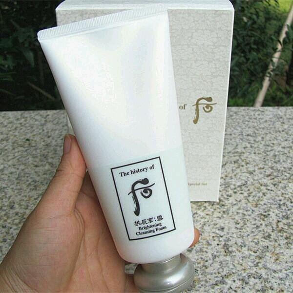韩国whoo后 拱辰享 雪清颜美白洗面奶洁面180ml 美白不紧绷