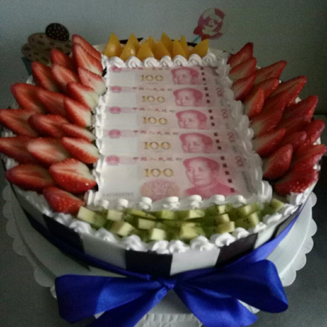 水果钞票创意蛋糕