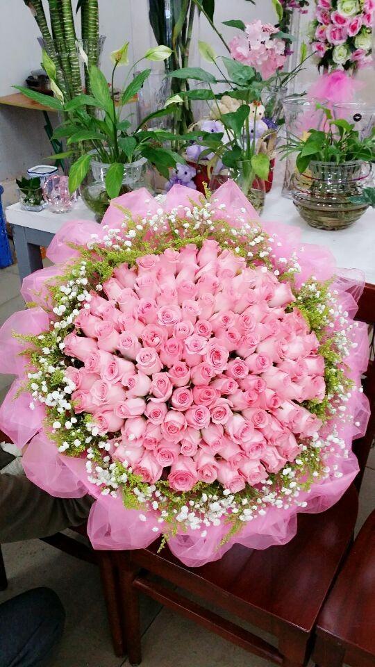 99朵玫瑰新品上架特价促销深圳鲜花速递生日鲜花玫瑰花情人节鲜花