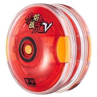 auldey 奥迪双钻 火力少年王5之传奇再现 高级塑胶悠悠球 赤焰战虎v