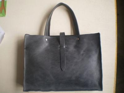 Dark Station Exclusive Dark Avant-Garde Decadent Vintage Full-Grain Leather Bag Rick Owens Damir Doma