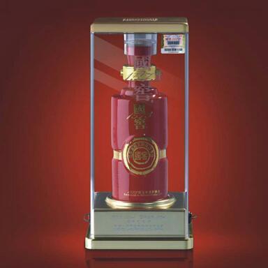 53°国窖1573(红瓷瓶)500ml每箱四支装.