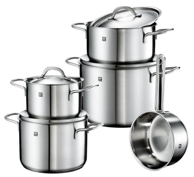 德国直寄 zwilling(双立人) impulse系列汤锅奶锅五件套