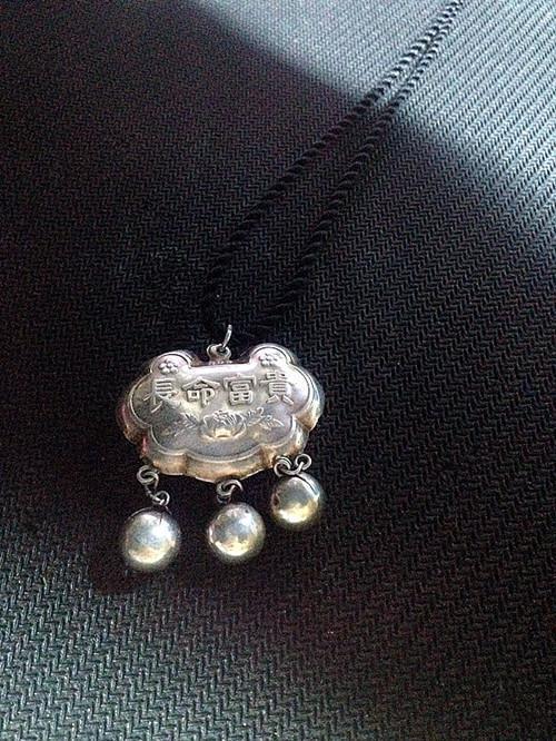 999正宗苗族纯银银锁!长命富贵保平安送亲自留皆可有.