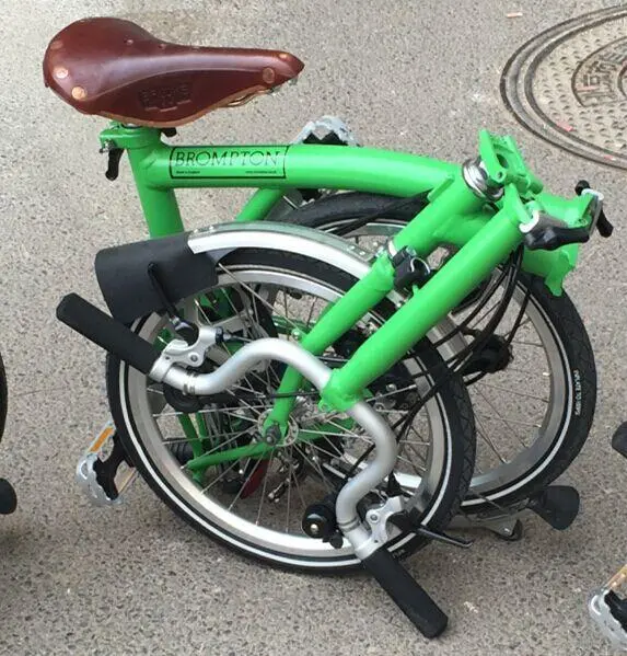 15款英国Brompton 小布折叠车清漆邮政绿苹果绿M6L