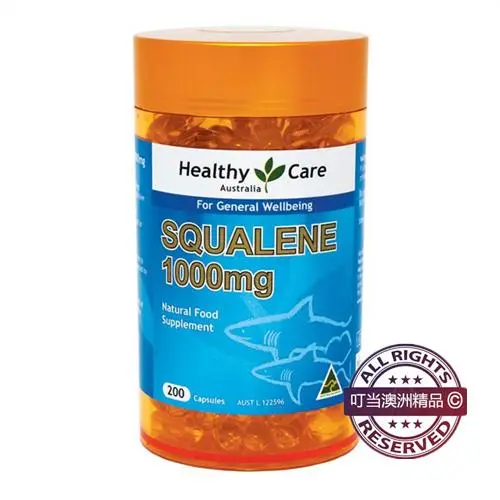 澳洲直邮healthy Care 鮫鯊烯squalene 软胶囊1000mg 0粒品牌 Healthy Care 品名 Squalene 深海鮫鯊烯 角鲨烯规格 0粒 1000mg