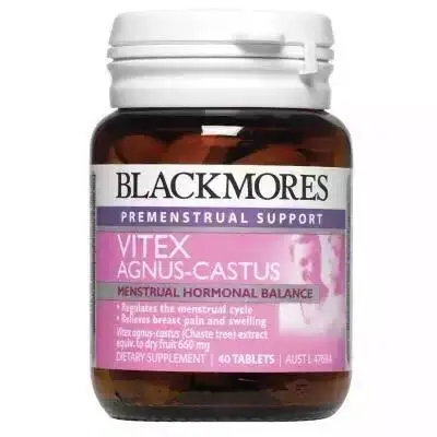 Blackmores天然圣洁莓 英文名称 Blackmores Vitex Agnus Castus 产品功效 平衡内分泌 缓解经前乳房胀痛 促进乳房健康