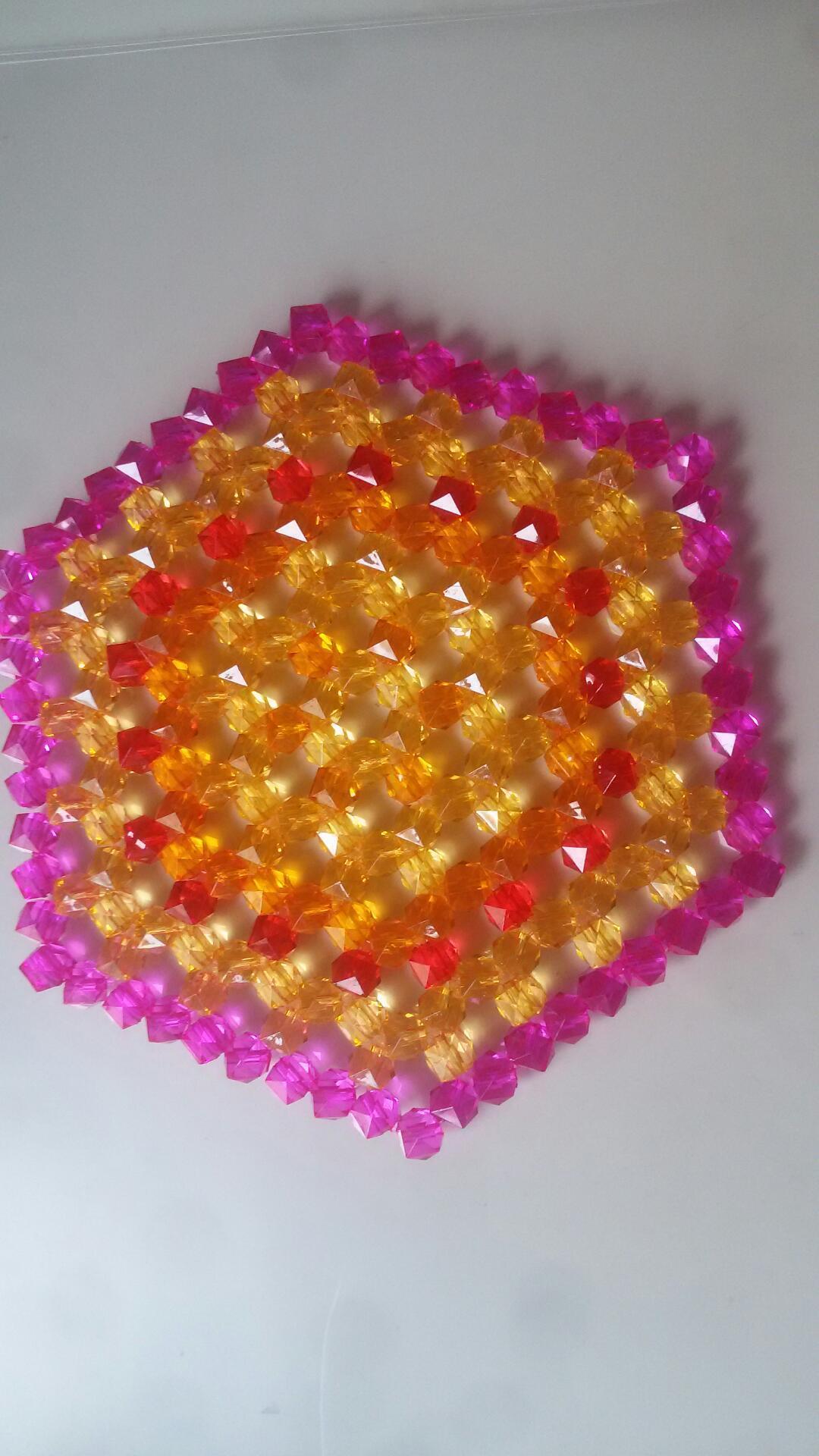 纯手工串珠餐桌隔热垫