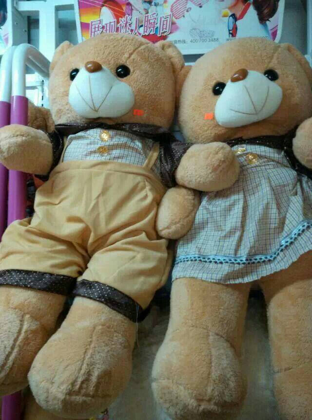 情侣熊一套 大号 超大号 冬天暖床必须品 另有2米超级大公籽 尺寸足