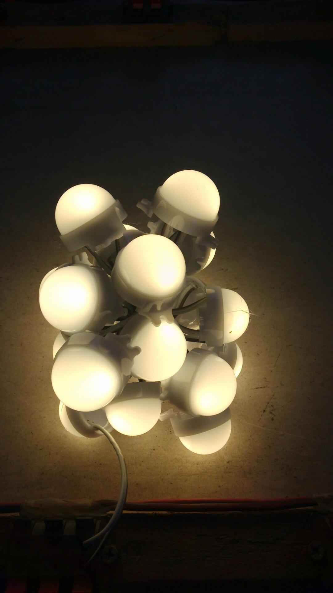 3cm单色球泡灯点光源led像素灯