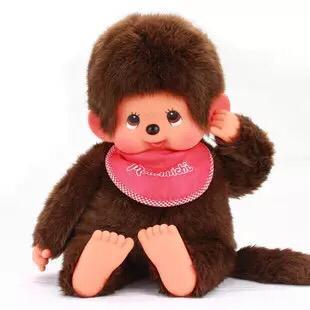 正版基本款l男45cm 蒙奇奇娃娃大码生日礼物婚礼洋娃娃家玩具情侣