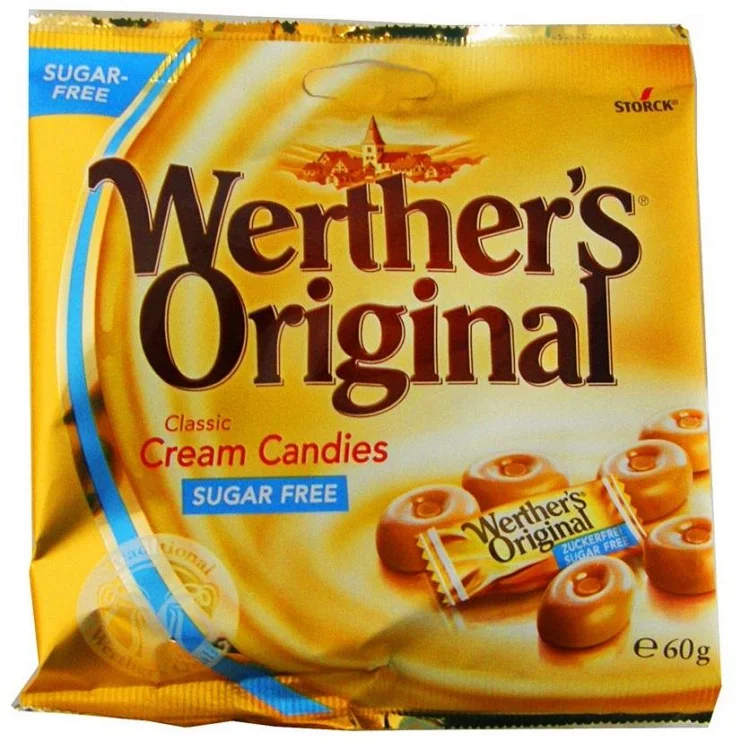 无糖太妃糖 Werther S Orginal 经典奶油太妃糖系列世界最好吃的太妃糖60 140g 无糖太妃糖 Werther S Orginal 经典奶油太妃糖系列世界最好吃的太妃糖60 140g