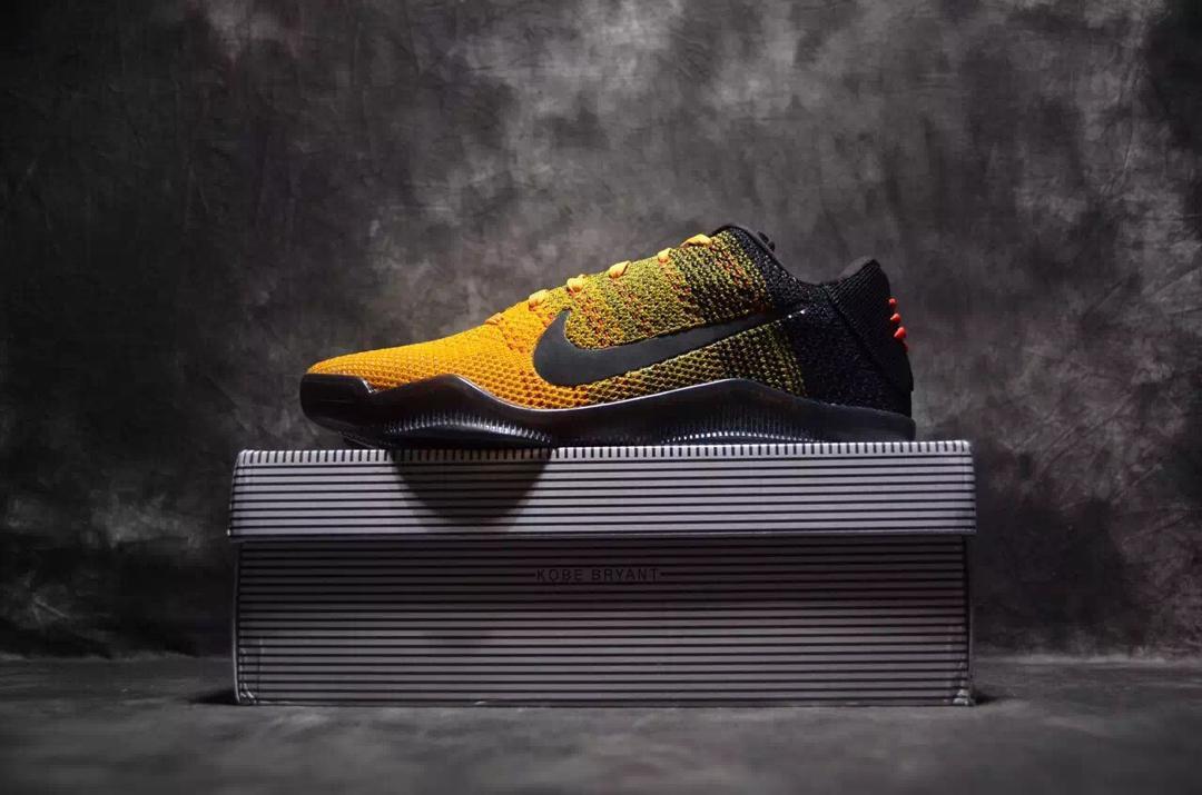 KOBE XI Elite Low 科比布莱恩特 Kobe Bryant 11代 822675 706 黑黄 尺码：40