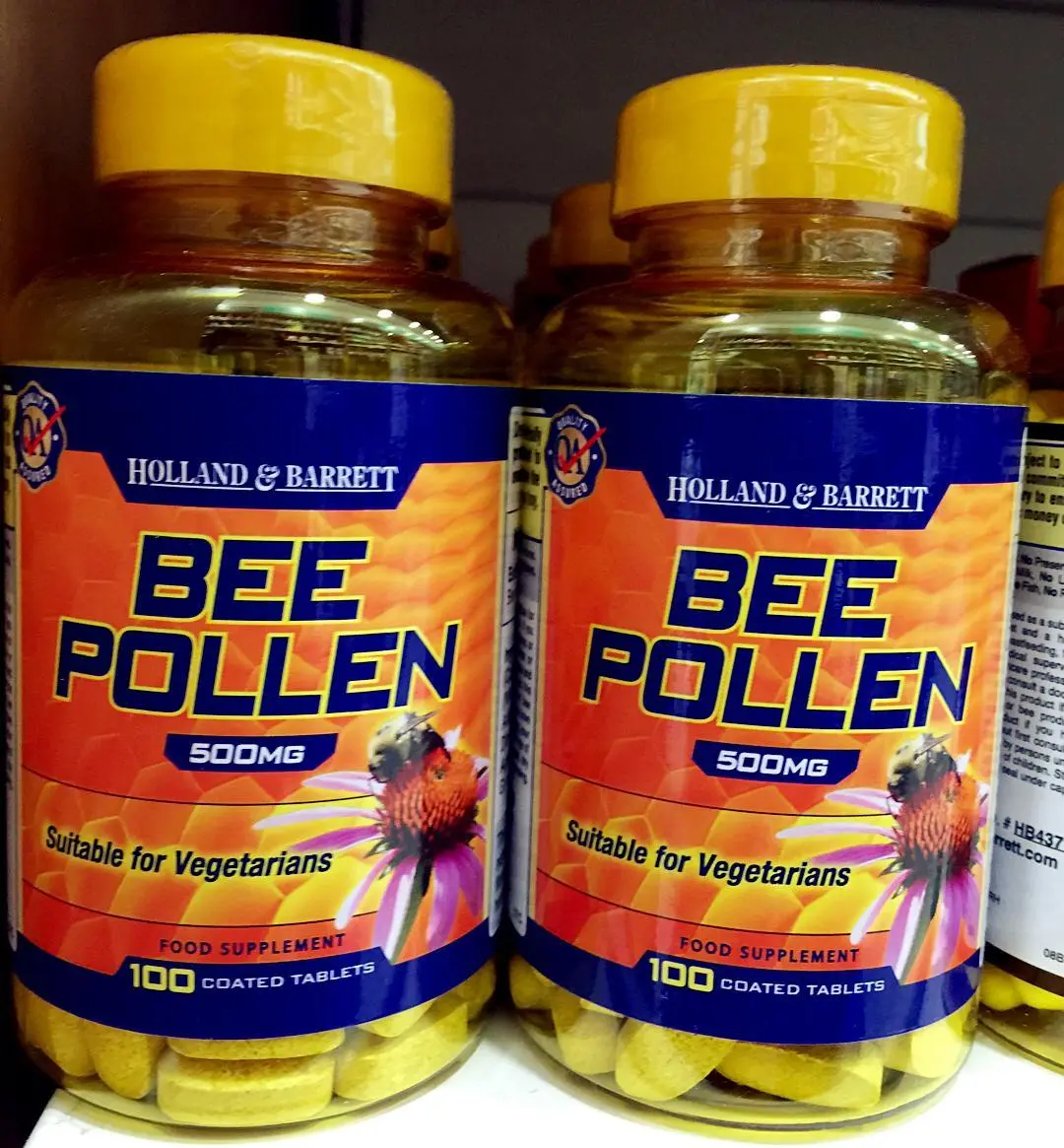 英国hb天然蜂蜜花粉复合片 Holland And Barrett 英文名称 Bee Pollen