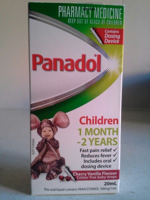 panadol 儿童滴管式感冒退烧止疼药(1个月-2岁) panadol children婴儿