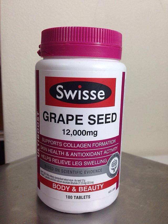 swisse ultiboost 葡萄籽精华 180粒 3个月 促销 提高肌体免疫力,消除