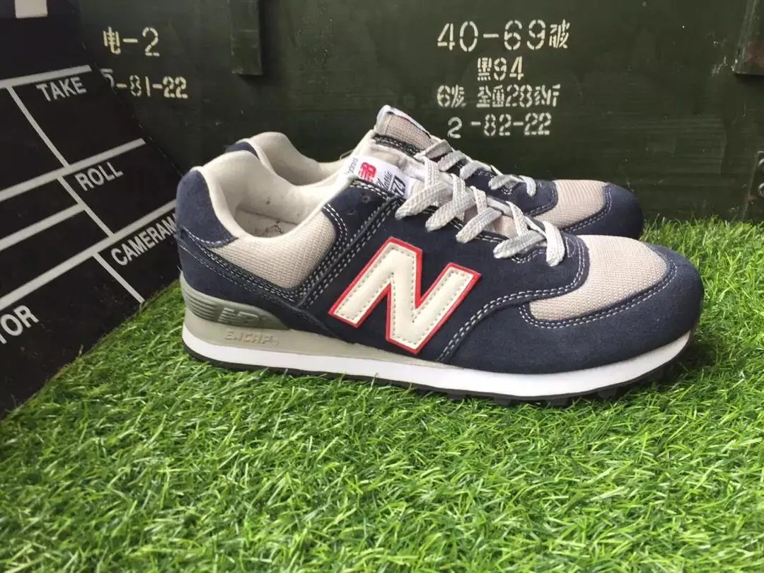 绝搭配色】New Balance 574 新百伦NB ML574NA 休闲运动慢跑鞋牛仔蓝白