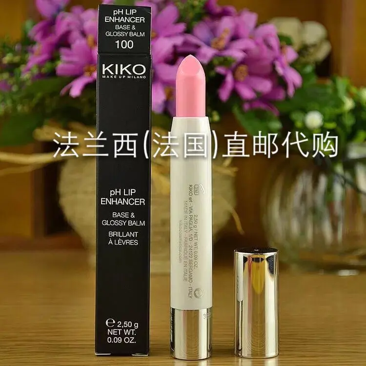 可以吃的唇膏kiko变色唇膏 口红随ph 值而变这款唇膏是作为基本咬唇妆唇膏使用的 涂上去后随着体温变化颜色会呈现自然粉色 比较干使用的时候建议用润唇膏打个底在涂抹喔 作为润唇膏修护建议kiko