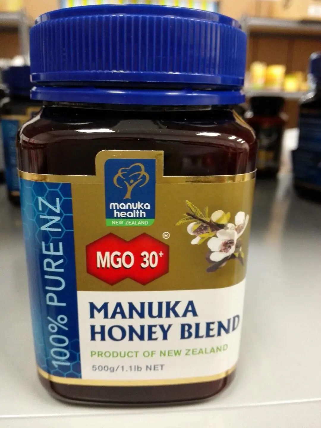 蜜纽康麦卢卡蜂蜜Mgo30+ 500g Manuka Health Manuka Honey Mgo30+ 500g
