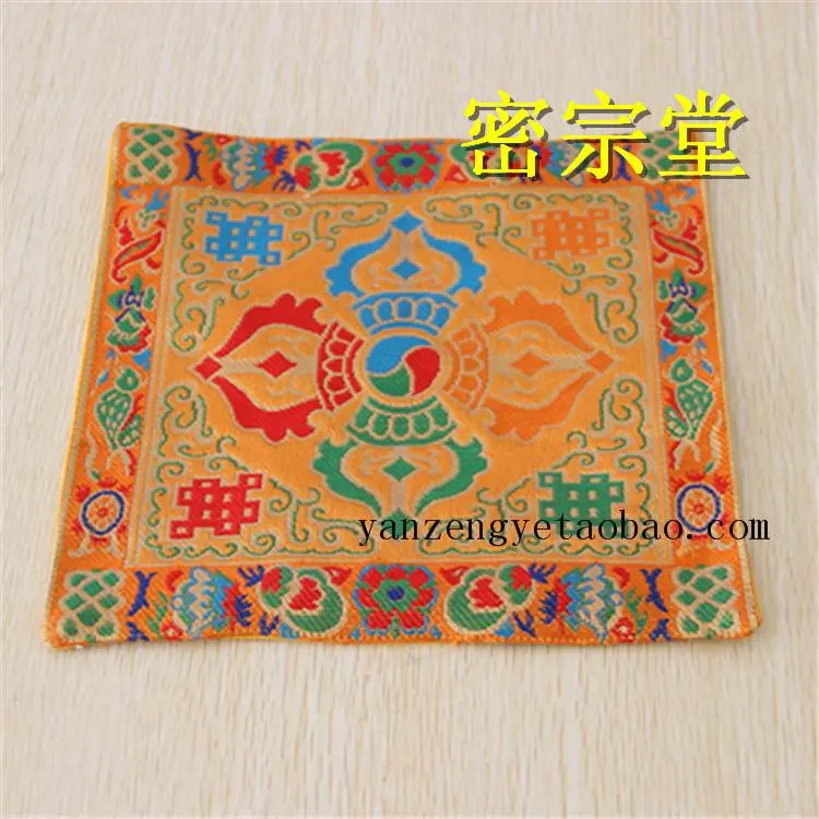佛堂装饰十字金刚杵法器垫铃杵垫法器垫鼠标垫佛教用品