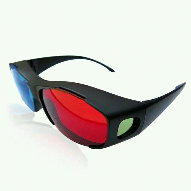 包邮3d眼镜 暴风影音通用手机电脑电视专用3d红蓝眼镜三d立体眼睛