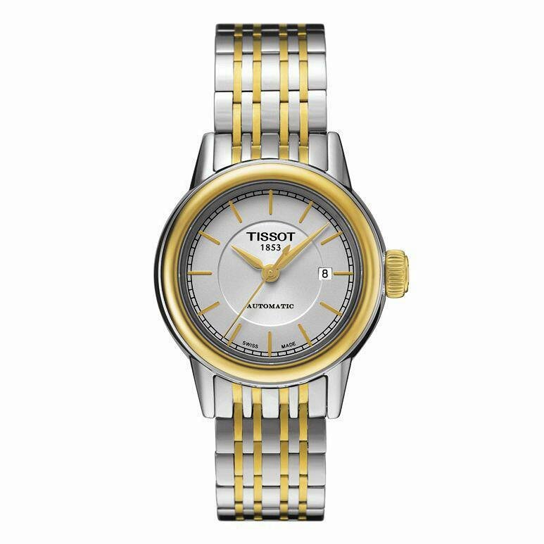 tissot t-wave bi-metal 女款 ,喜欢金色的美女们不容错过