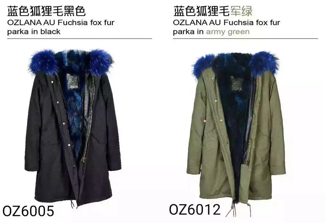 Ozlana fur outlet parka