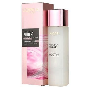 欧莱雅(loreal)清润葡萄籽 精华膜力水175ml (水精华 面膜级保湿 抗