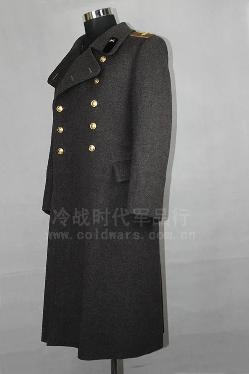 苏联军服 实发苏军m69陆军炮兵上校冬季常服大衣 天鹅绒领章
