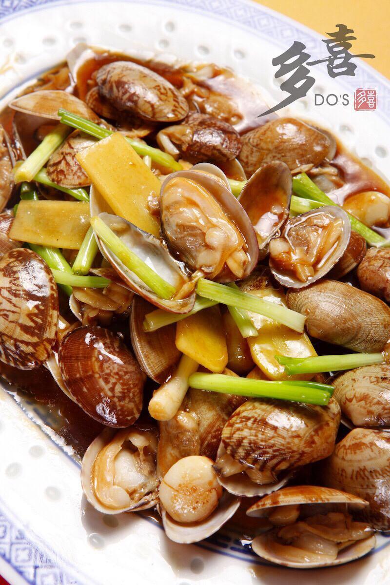 姜葱炒海蚬