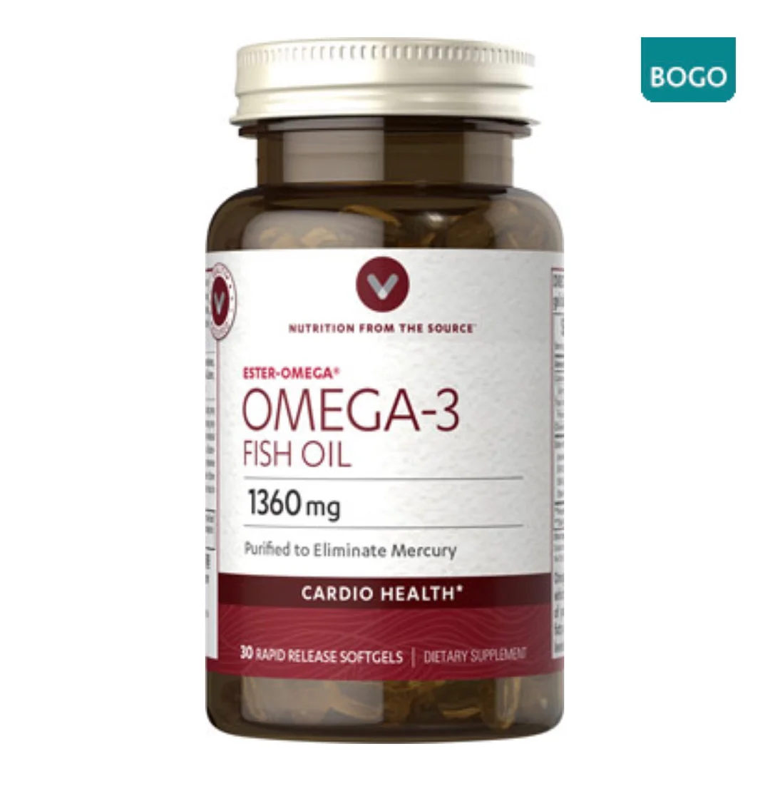 Triple Strength Omega 3深海鱼油维他命3倍功效鱼油降血壓 降血脂 降低膽固醇 具有抗氧化