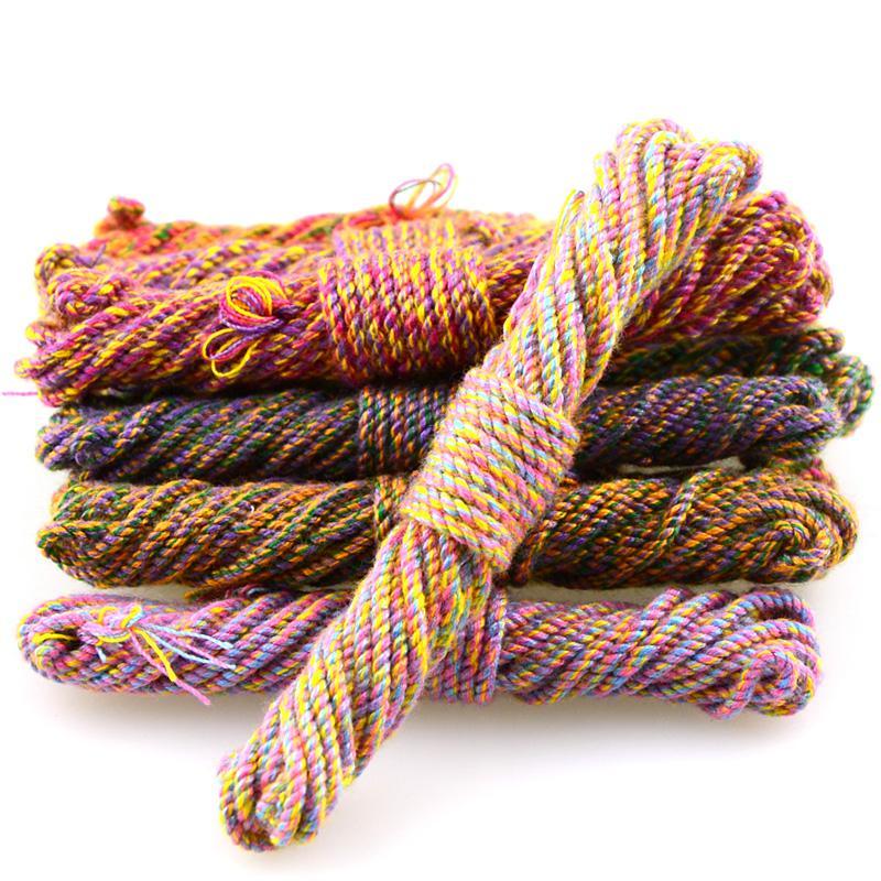 豪饰解码手搓绳手搓线藏式手搓棉线 diy手工菩提线串菩提文玩线