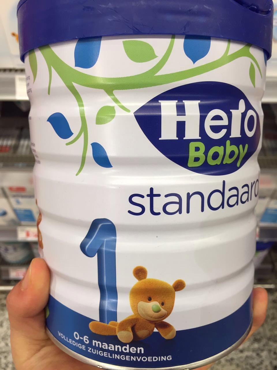 美素(hero baby)升级白金/金装版1段 6罐包邮适合0～6个月宝宝