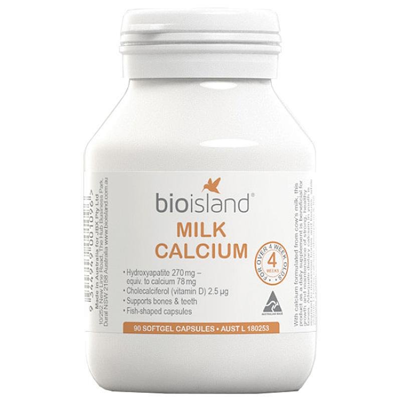 bio island 生物岛 液体乳钙软胶囊 90粒 【正品澳洲直邮】【两件包邮