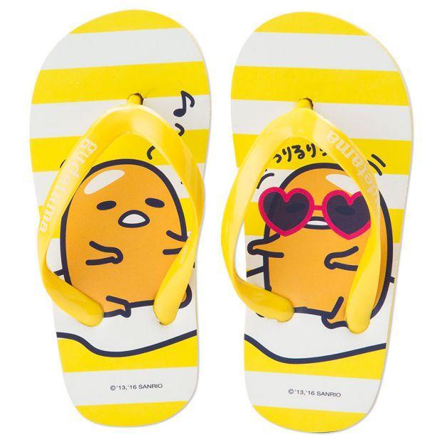【丫丫驾到】5月父亲节系列 gudetama 懒蛋蛋 小孩沙滩凉鞋(假日)